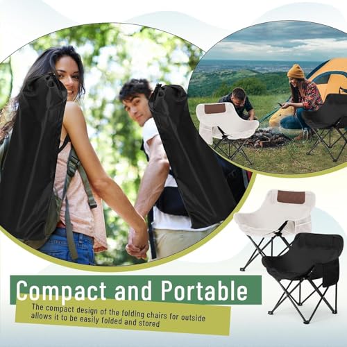 Image of ZYNTO Portable Foldable Camping Chair with Nylon Fabric for Fishing Beach, Travelling, Lawn, Patio Picnic Outdoor Chairs. Camping Chair Large with Armrest Folding with Cup Holder, for Adults. (Multi)