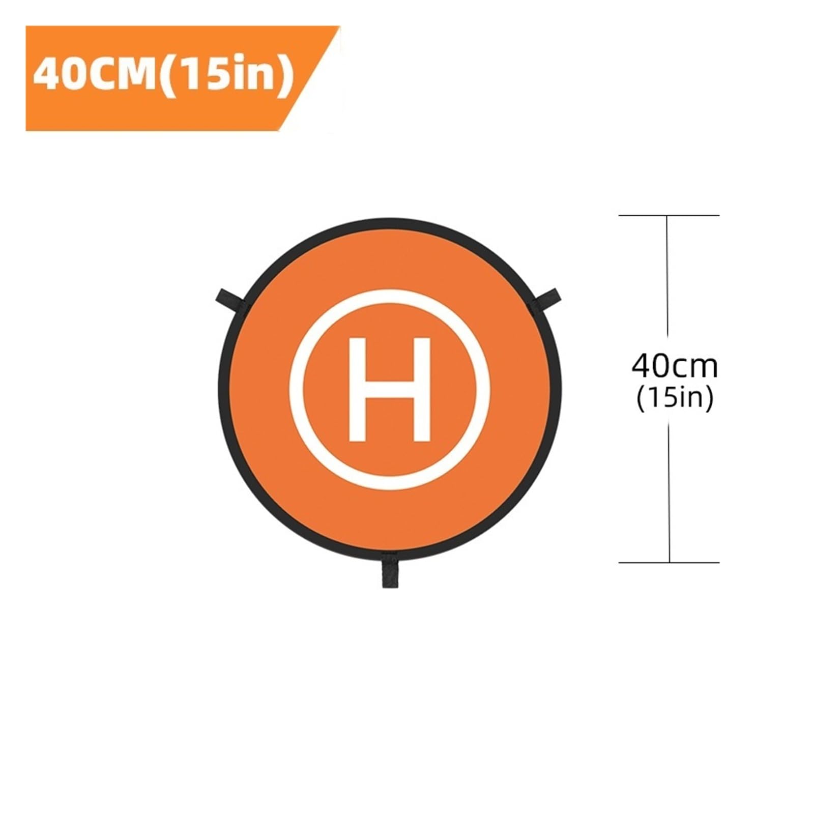 Almohadilla de aterrizaje plegable de 40/55/75 cm para DJI Avata 2/Mini 3-5 Pro/Air 3/2S (almohadilla de aterrizaje de 40 cm)