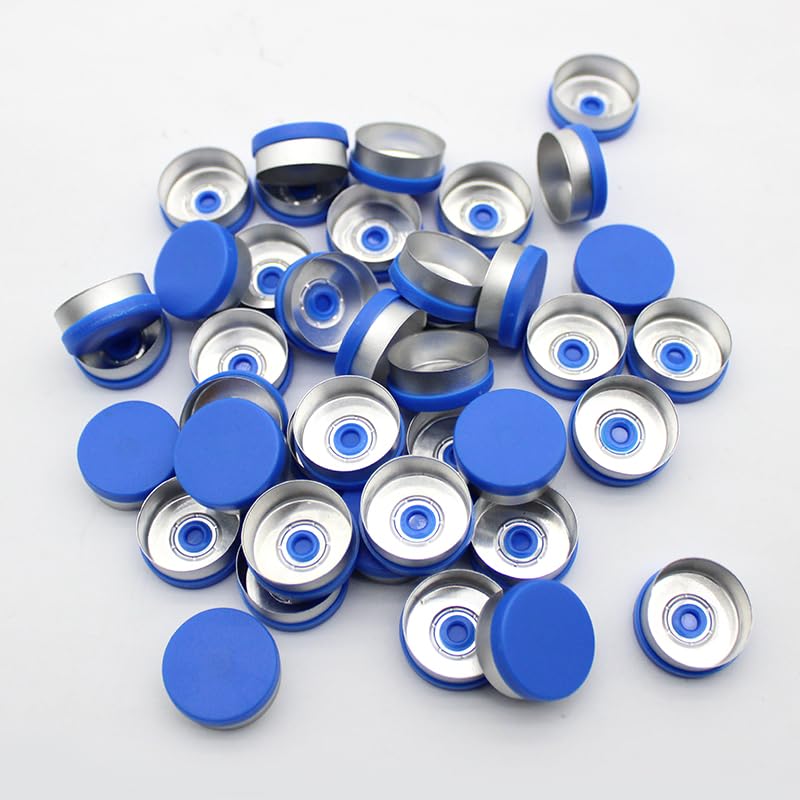 20mm Flip Off Caps, 1000 Pcs Flip Off Caps Flip Off Seals Flip Off Vial Seals Plastic Aluminum Caps Cover for Glass Vial (20mm)