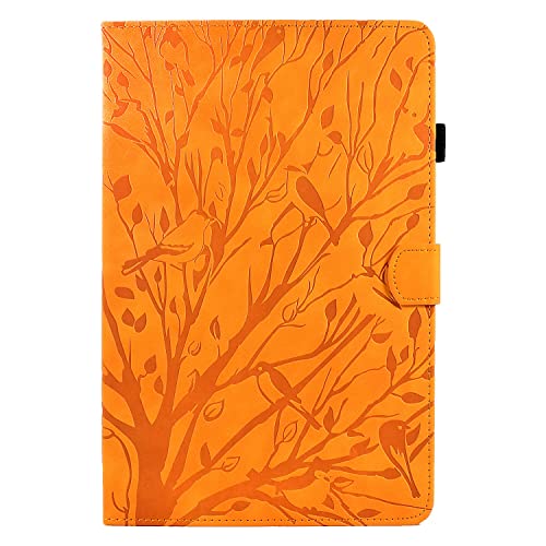 Coque Lenovo Pad 2022 11.2" anti-rayures orange avec support multi-angle stable - 4