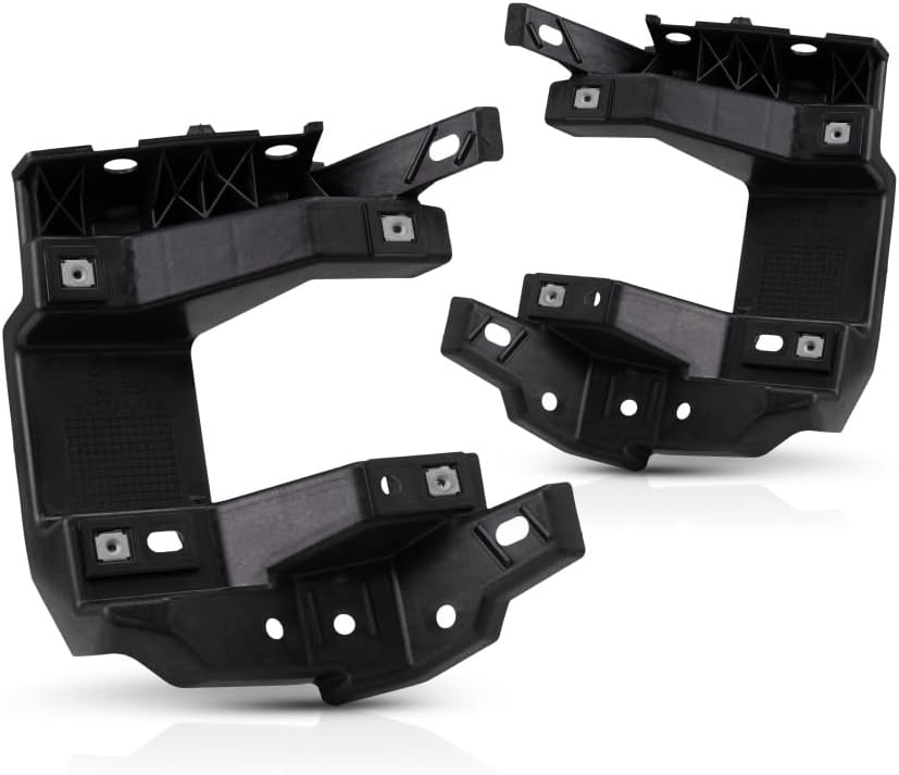 for Ram 1500 2019 20 21 22 23 2024 Fog Light Bracket Driver and Passenger Side | Pair | Front | 2-Pieces | Polypropylene Plastic/Fiberglass | Replacement for CH1061121 | 191275803011, 68403986AA