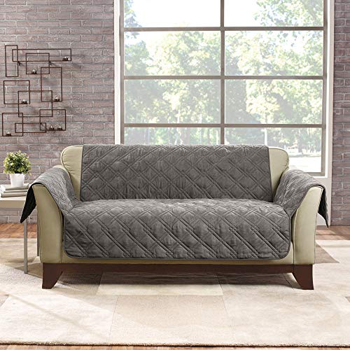 Surefit SF44891 Microfiber Sofa Quilted Furniture Throw Pet Loveseat Cover thumb #1