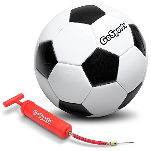 GoSports Classic Soccerball - Size 3 - with Premium Pump