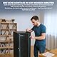 Extralink Serverschrank 19 Zoll 12HE – Netzwerkschrank 450mm Tiefe zur Wand- oder Standmontage, Traglast 60 kg, gehärtete Glastür, abschließbar 180° Öffnung, schwarz – für Heimnetzwerk & IT-Geräte