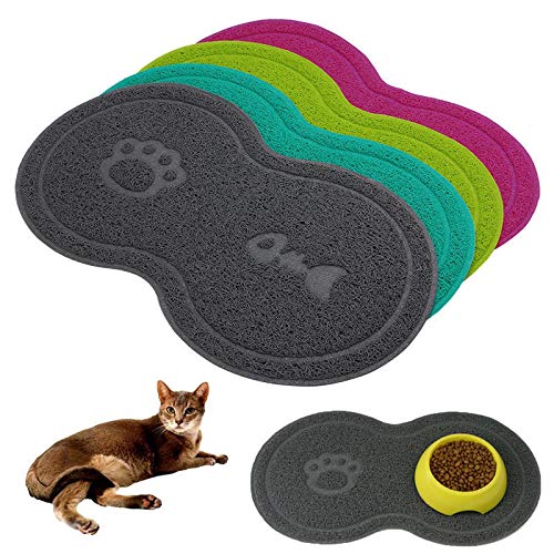 HoitoDeals Puppy Cat Feeding Mat Pad For Pet Dog Cat Bed Dish Bowl Food Feed Placement