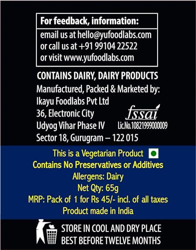 Image of Yu Foodlabs Italian Cheese Sauce Pasta - No Maida - No Msg - Zero Preservatives - Instant Penne Pasta With Sauce - Ready To Eat Pasta In 5 Mins - 65 gram - Yu (Pack of 3)