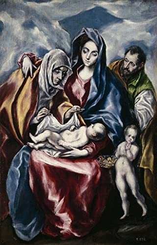 Affiches et gravures la Sainte Famille El Greco - Toile décoration salon