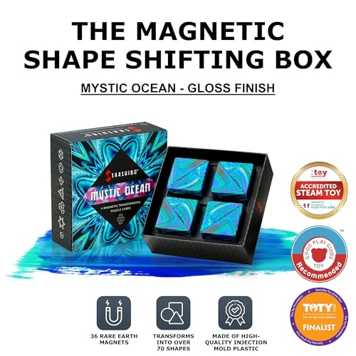 image for Shashibo Shape Shifting Box - Award-Winning, Patented Fidget Cube w/ 3