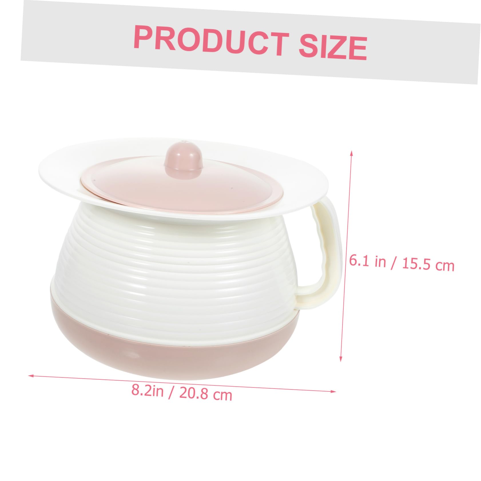 Holibanna Plastic Urinal Pail Pot for Adults Thickened Design Non-Slip Base Easy to Carry
