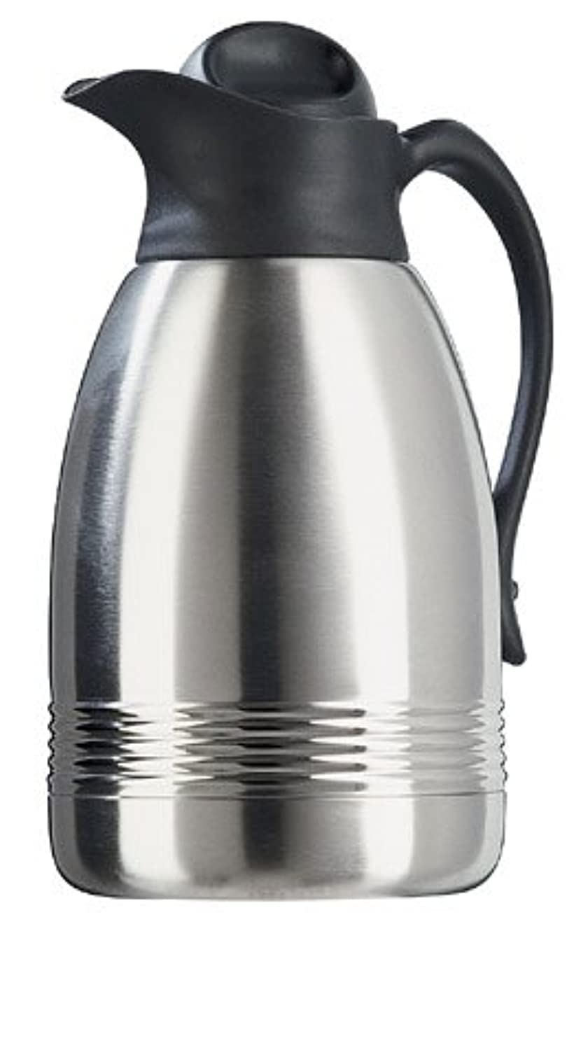 EMSA Diplomat Quick-Press Vacuum Flask, 1.2L