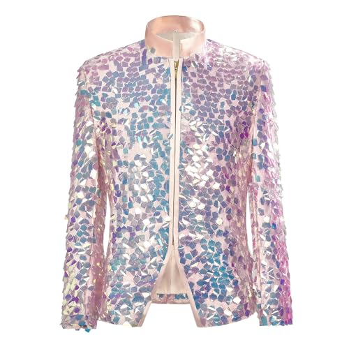 Blouson Strass homme et costume de musique chic pour performance de cabaret