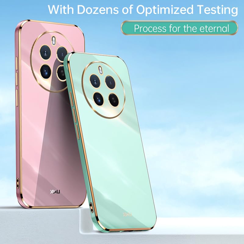 WOKEZ Telefonfodral för Realme 12 Pro 5G – Lyxigt Rosa Silikon