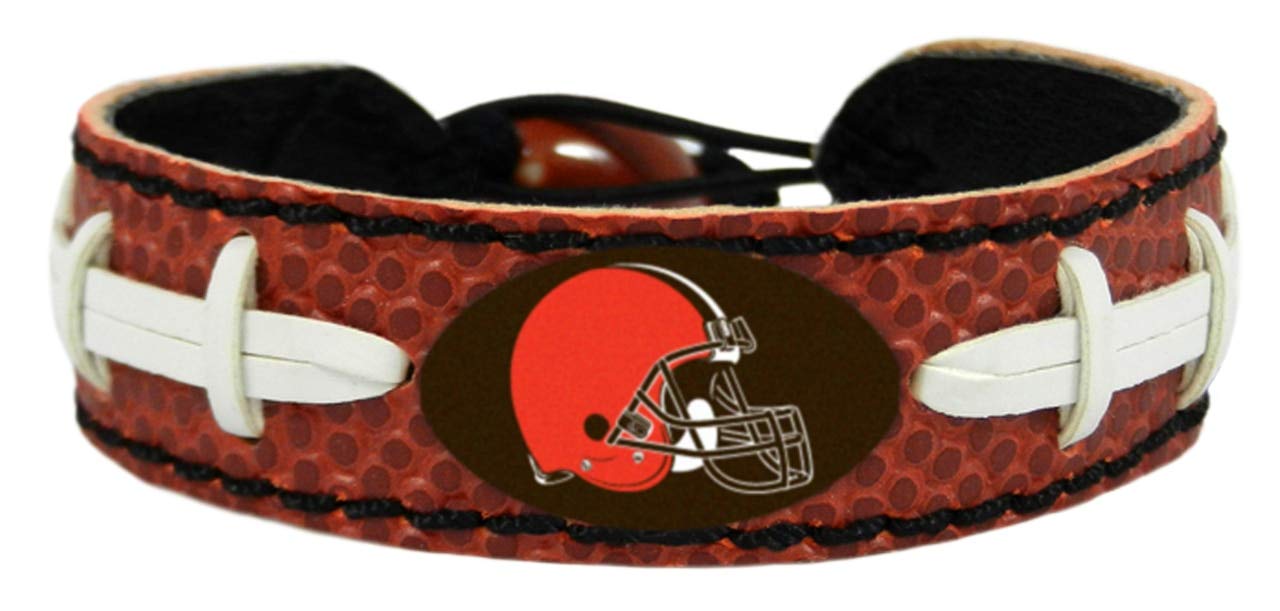 Cleveland Browns Classic NFL Football Bracelet,One Size,Brown