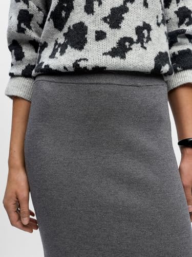 Jupe en tricot femme Object maille extensible taille élastique - 5