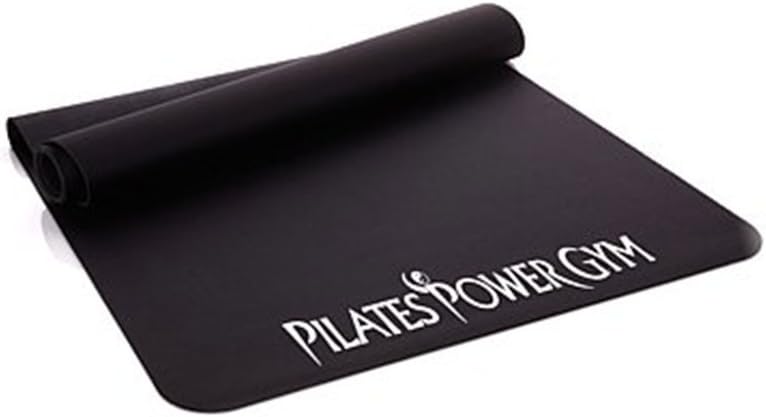 Pilates Power Gym Deluxe Equipment Floor Mat: Exercise Equipment Floor Protection for All Your in-Home Fitness Equipment (Large Coverage Area 60”L x 24”W)