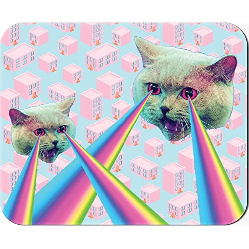 Mouse pad exclusivo e hilário para gatos divertidos de designer 2...