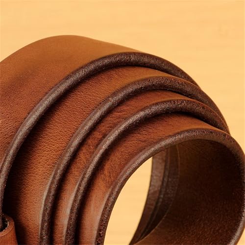 Full Grain Leather Belt For Men Real Solid Leather Casual Jeans Belt 5Mm Thick Heavy-Duty Work Belts4
