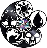 Wall Clock Compatible with Magic The Gathering Arena - Vinyl Clock, Handmade Gift for Any Occasion,...