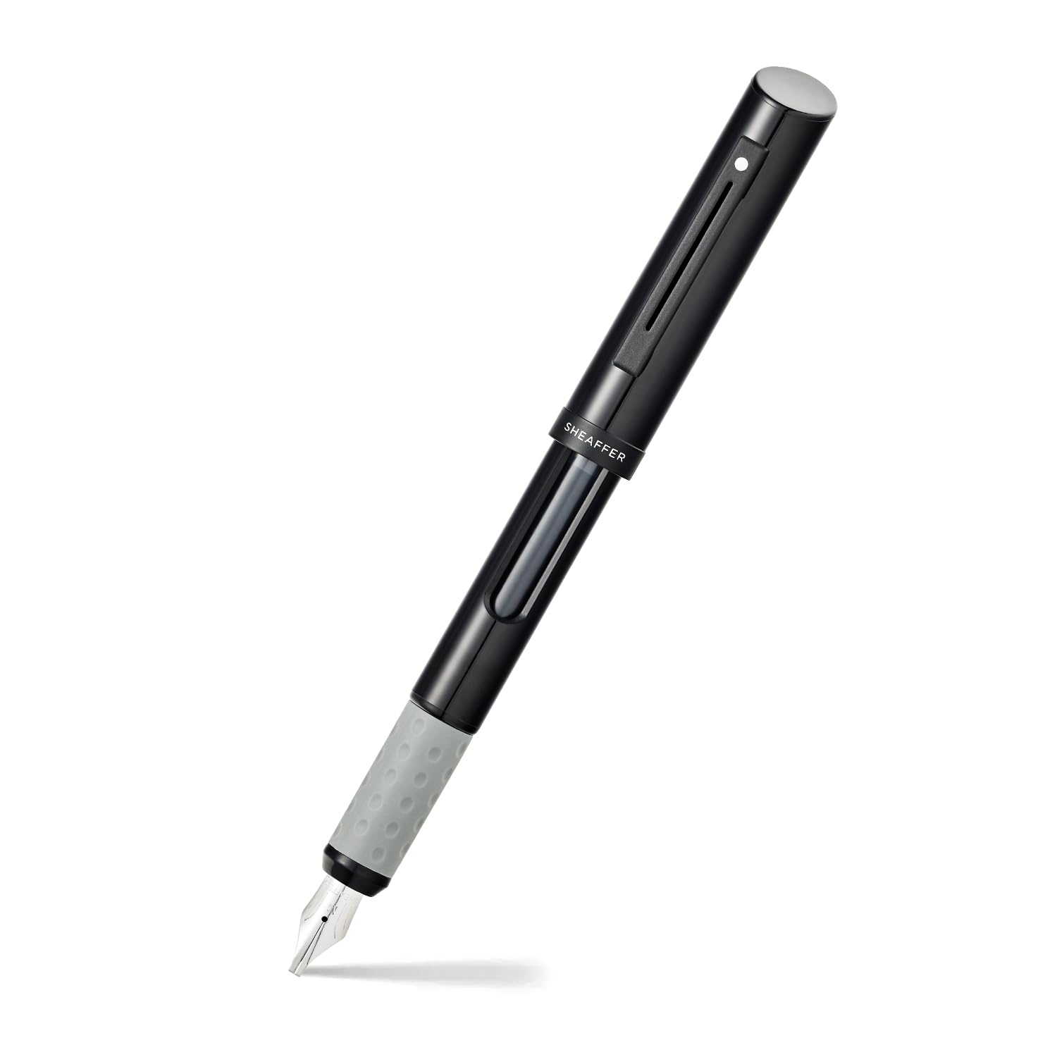Sheaffer Stylo plume noir mat avec capuchon noir mat et bordure noire mate en Hangsell – Plumes F, M, B