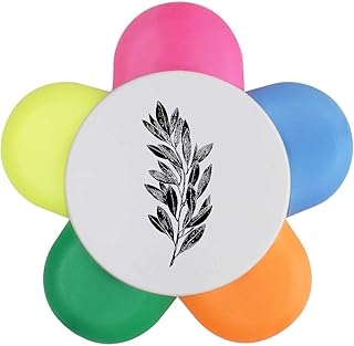 Azeeda 'Minimalist Olive Branch' Flower Shape...