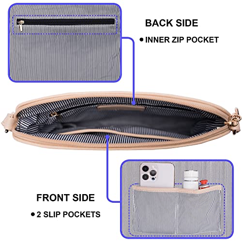 Image of Solene Womens Lightweight Medium Crossbody Purse with Tassel, Perfect Size Crossbody Bags for Daily Use, travel