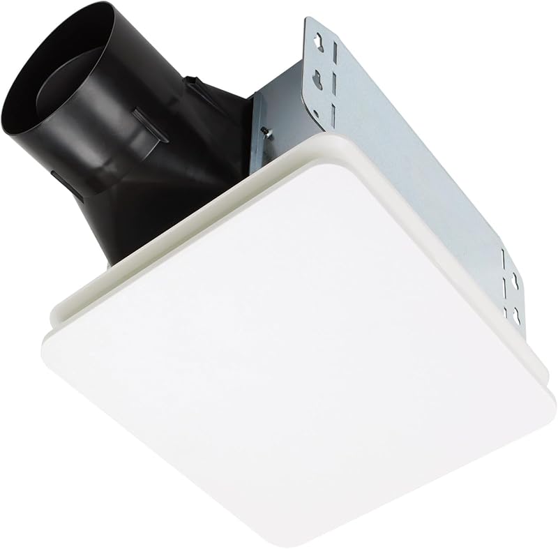 Extractor de aire para baño Broan-NuTone, fácil adaptación sin acceso al ático, silencioso, 1,5 sones, ventilación eficaz a 80 CFM, control de humedad y olores con certificación ENERGY STAR