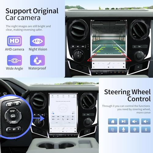 Qualcomm Car Radio for Ford F250 F350 2009-2012 F450 F650 2009-2016 Upgrade by KiriNavi - Used condition - Image 9