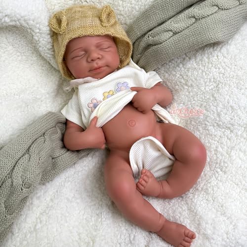 Muñeca Reborn Silicona Cuerpo Completo 19 Pulgadas Realista miniatura 1