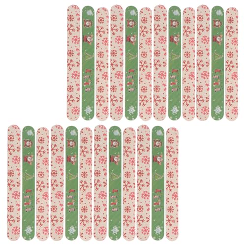 Lime à ongles de Noël en EVA | 24 outils de manucure maison
