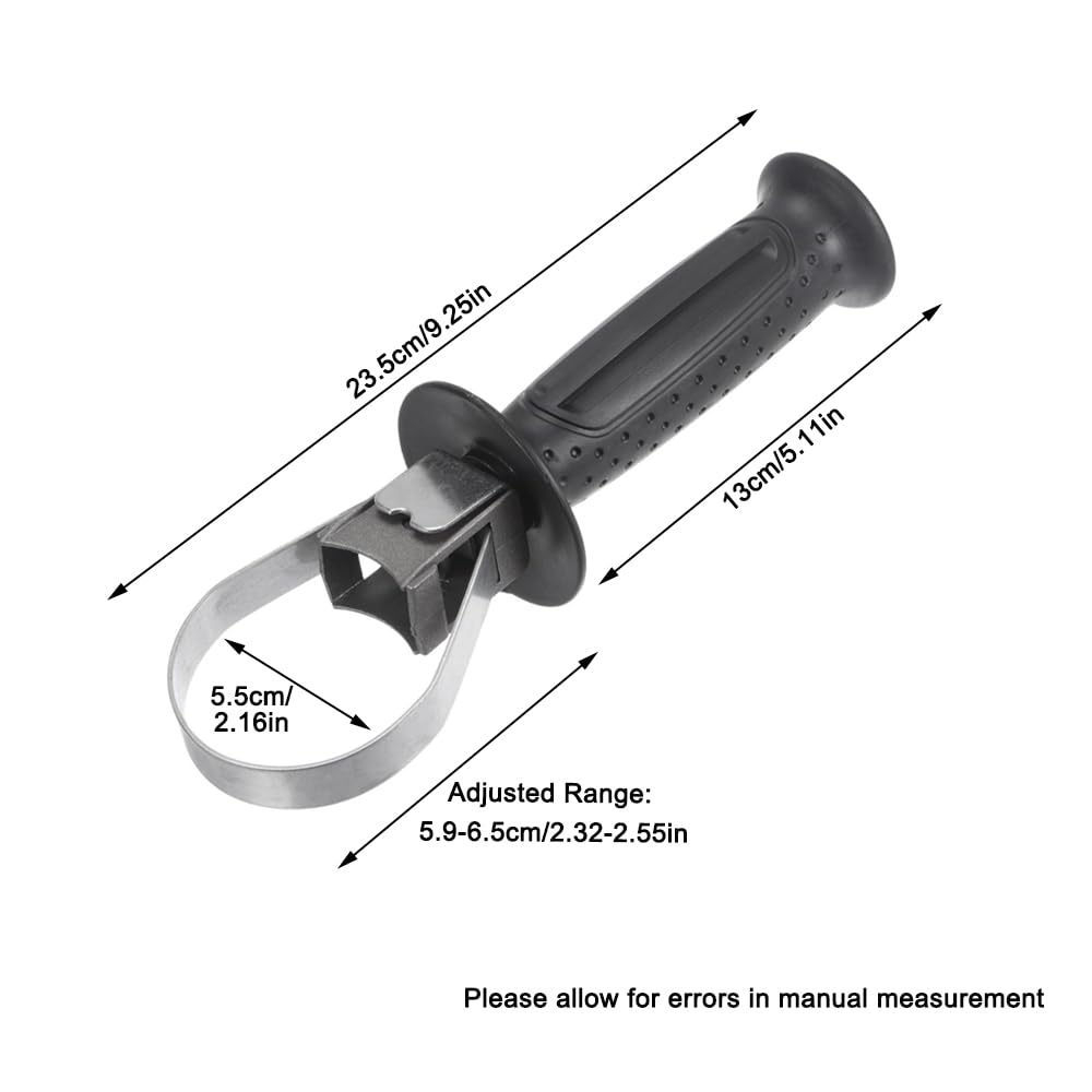 SagaSave Side Hollow Front Auxiliary Electric Hammer Handle Compatible with 26mm Electric Hammers for Construction Sites, Home Renovations, DIY Projects
