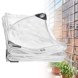Lona transparente: nuestra lona transparente es 100% transparente, lo que no bloquea la visión y afecta a la fotosíntesis, incluidas temperaturas bajo cero en invierno y veranos calurosos.