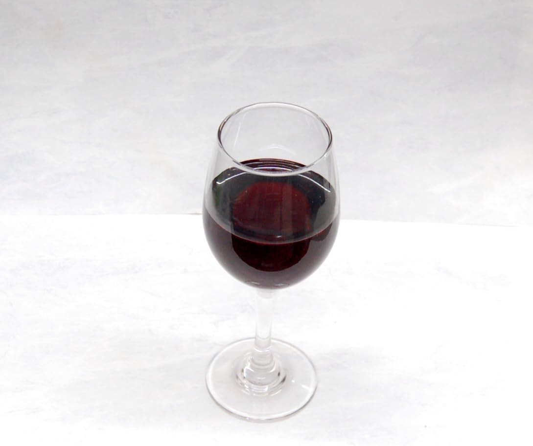 Fake Red Wine Glass Artificial Drink 3" D x 7" H Made in America