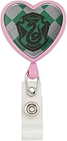 Vista 7 de Harry Potter Gryffindor Plaid Sigil Heart Lanyard Carrete retráctil Soporte para tarjeta de identificación