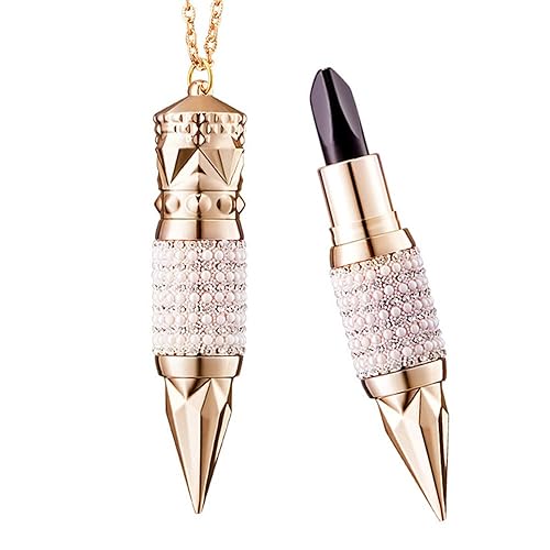 KAIQIKAIXI Lápiz labial mate de terciopelo 3 en 1, rojo, de larga duración, hidratante, nutritivo