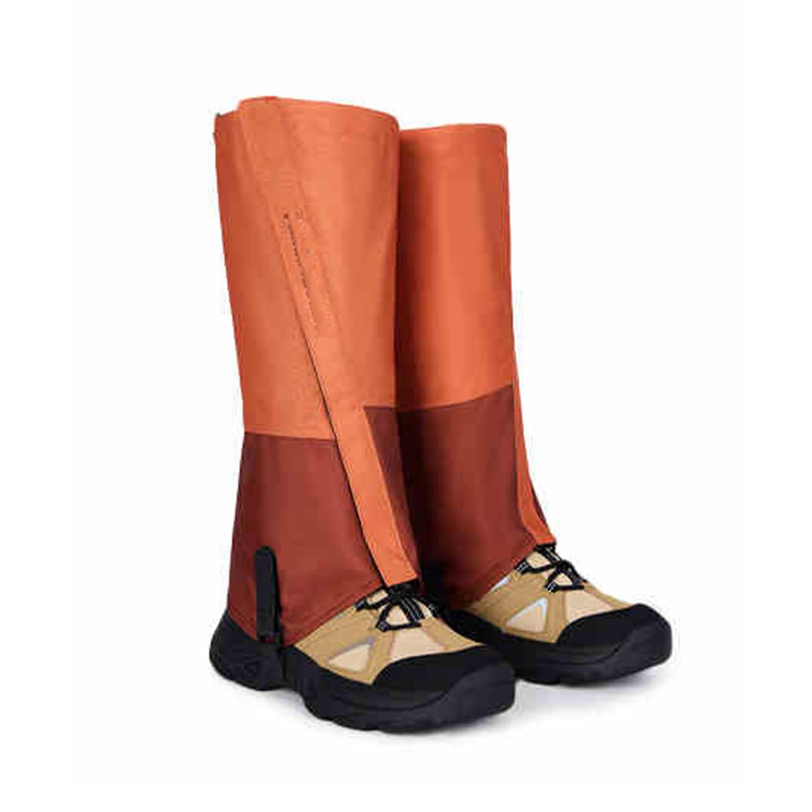 Polainas Naranjas For Senderismo, Escalada, Caza Y Nieve. Polainas Ajustables For Hombres Y Mujeres. Talla Única.