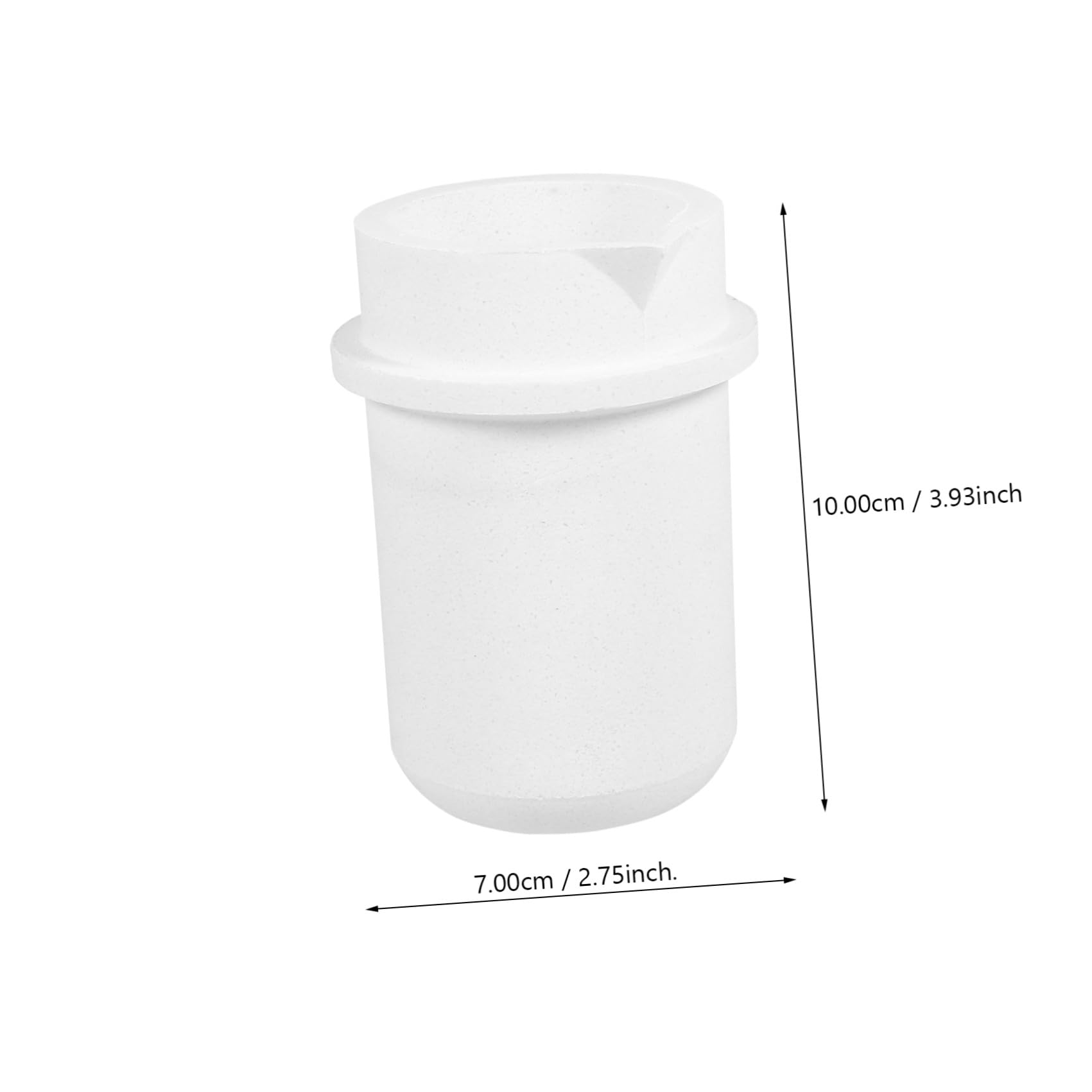ifundom Crogiolo di Fusione in Quarzo da 1 kg Crogiolo in Ceramica Resistente alle Alte Temperature Elevata qualità e Resistenza alla Corrosione per Fusione Metalli Preziosi e Leghe