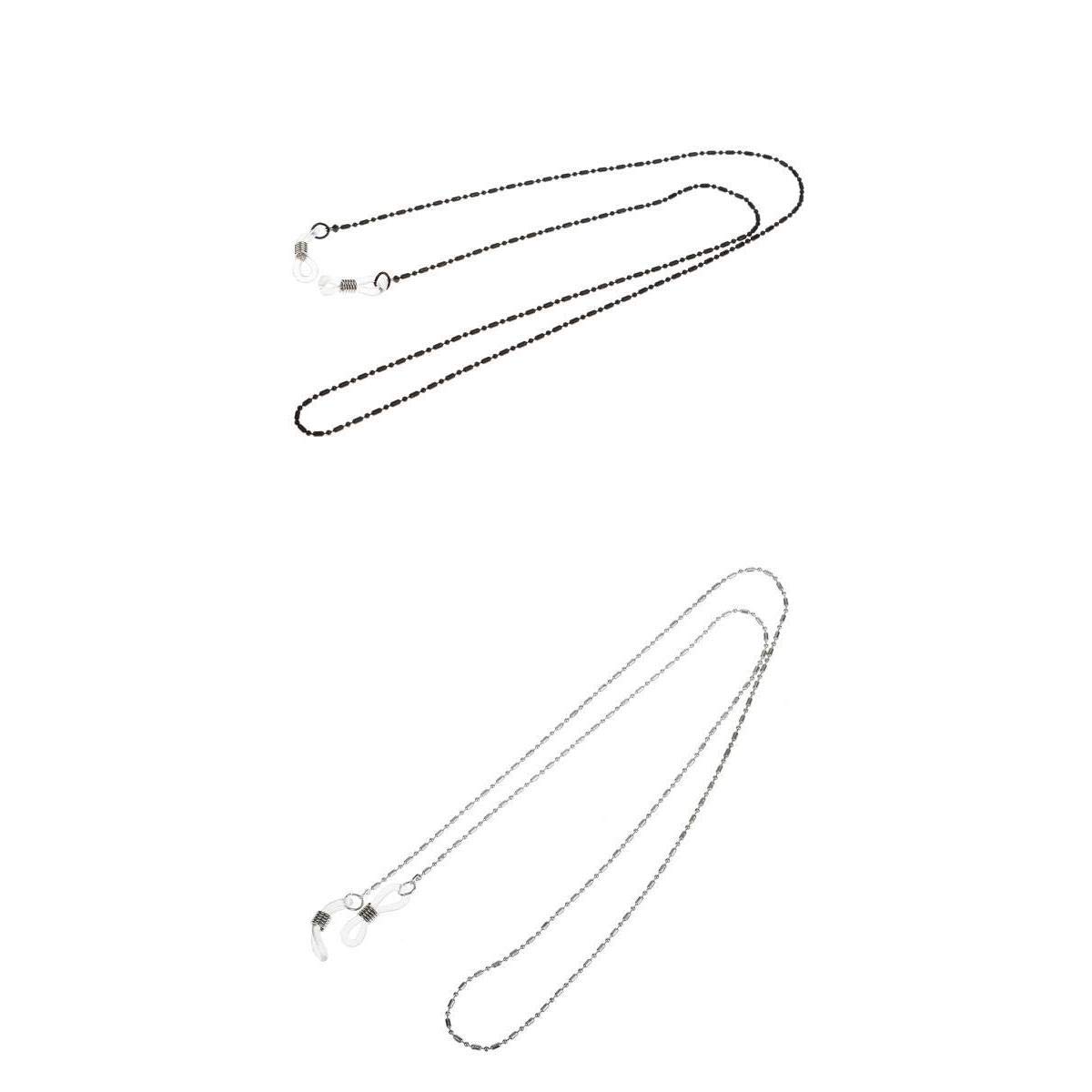 BNF® 2 Pieces Sunglasses Strap Necklace Metal Eyeglass Glasses Cord Holder Chain|Health & Beauty | Vision Care | Eyeglass Straps & Cords|2 Pieces Spectacles Eyegles Chain Neck Cord-image-31