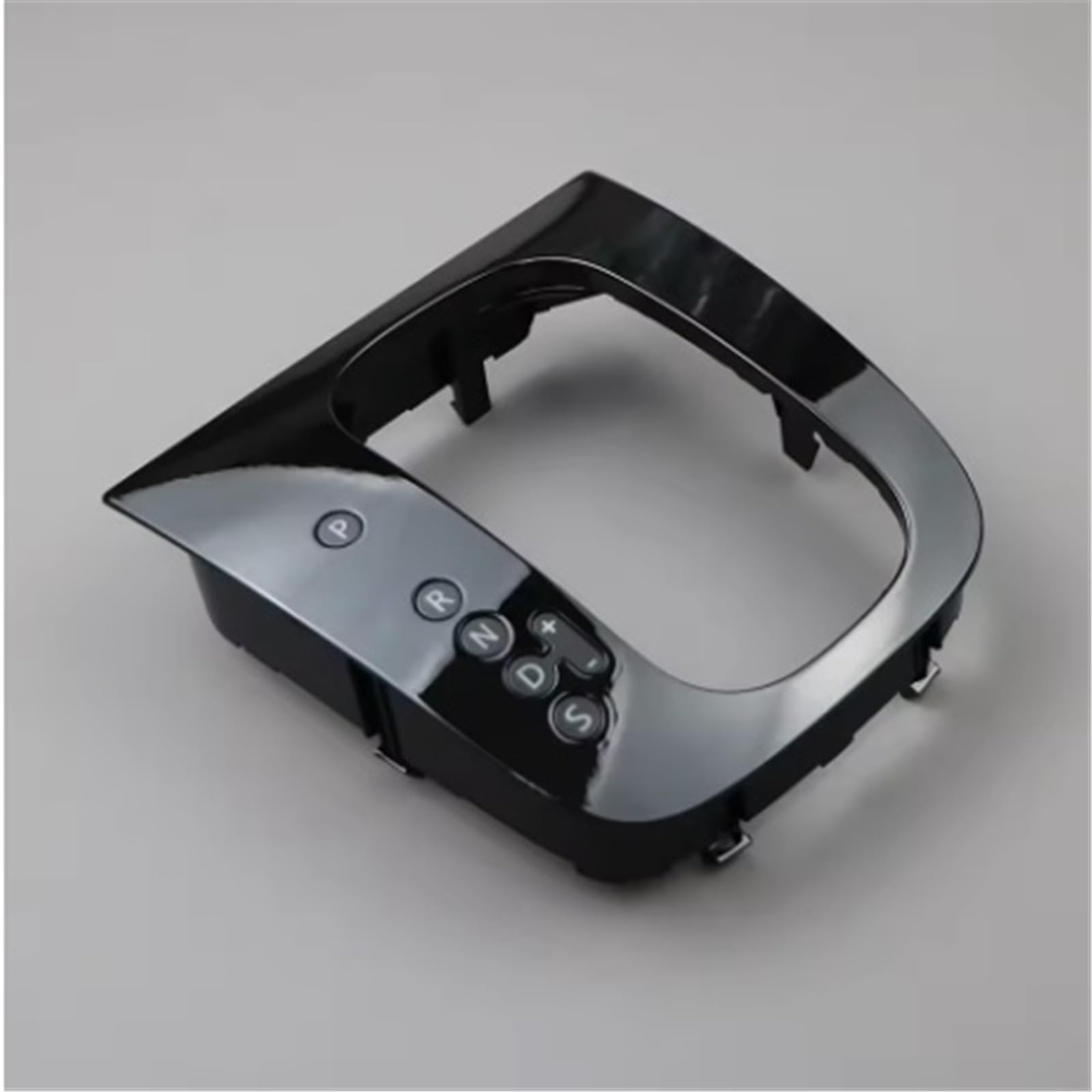 ZJHYGMD Gear LHD Shift Knob Frame Panel 1K1713203 for VW for Golf 6 MK6 GTI for Rabbit for Jetta MK5(Glossy Black)