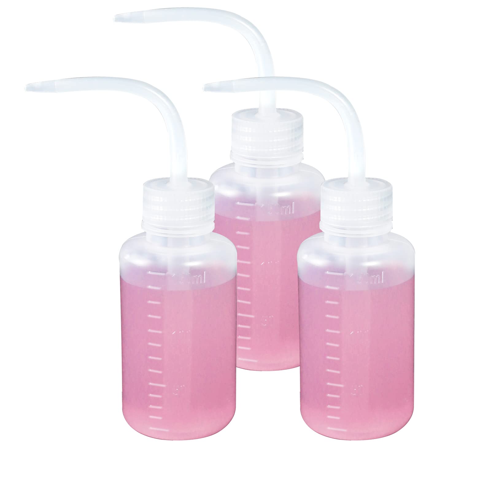 Flacone per lavaggio tatuaggi, 150 ml, per irrigazione succulente, in plastica economica, per laboratori medici, forniture per tatuaggi, irrigazione a pressione (confezione da 3)