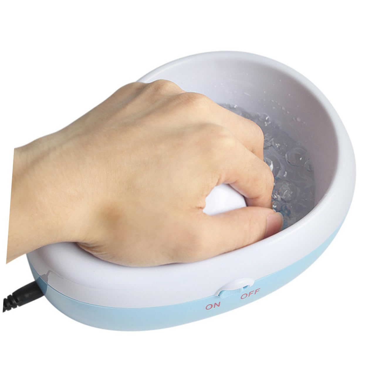 Bacinella Elettrica per Manicure e Pedicure Abs Blu