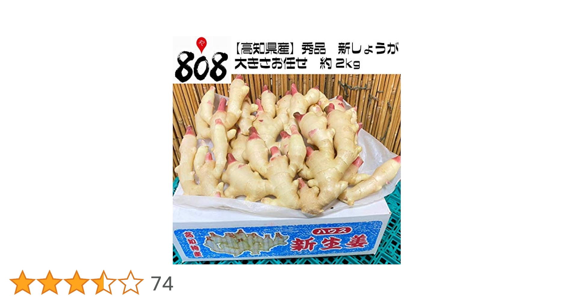 かおり 高知県産 生姜 しょうが B品 20kg 高知産大しょうが 4Kg×4箱 – 坂田信夫商店 【業販】
