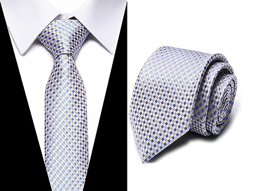 Image of Passabin Tie For Men Necktie Woven Jacquard Neck Ties Set 6 PCS