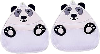 TOYANDONA Sacos De Armazenamento De Brinquedos 2 Peças À Prova D'Água Bolsa De Armazenamento À Prova D'Água Rede De Desenho Animado Sacos De Armazenamento De Banho Sacos De