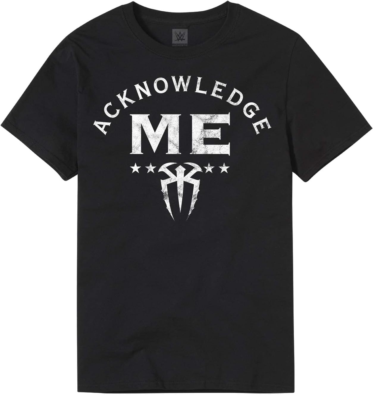 Roman Reigns Acknowledge Me T-Shirt Black Medium
