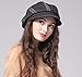 Home Prefer Womens Newsboy Cabbie Hat Vintage Wool Beret Cap Charcoal