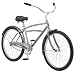 Schwinn Huron Adult Beach Cruiser Bike, Featuring 17-Inch/Medium Steel Step-Over Frames, 1-Speed Drivetrains, Grey