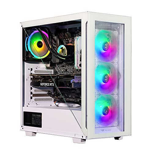 Image of Velztorm Gladio Gaming Desktop PC (AMD Ryzen 9-5900X, GeForce RTX 5070 Ti, 64GB DDR4, 8TB PCIe SSD, 120mm AIO, 750W PSU, Bluetooth 4.2, RJ-45, 3 Display Port, 2 HDMI, Win 11 Pro)