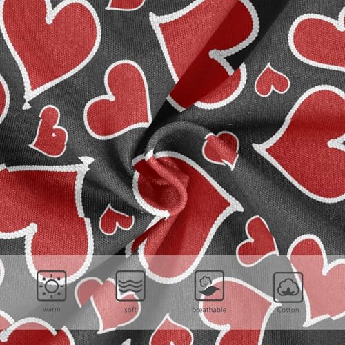 Little Girl Underwear Toddler Panties Kids Undies Valentine's Loving Heart Soft Cotton Briefs 2T-8Y3