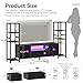 Casaottima TV Stand for 40/50/55 Inch TV, Low-Profile Entertainment Center with LED Lights & Power Outlets, TV Stand with Drawers & Open Shelves for Storage for Small Spaces/Living Room/Gaming, Black