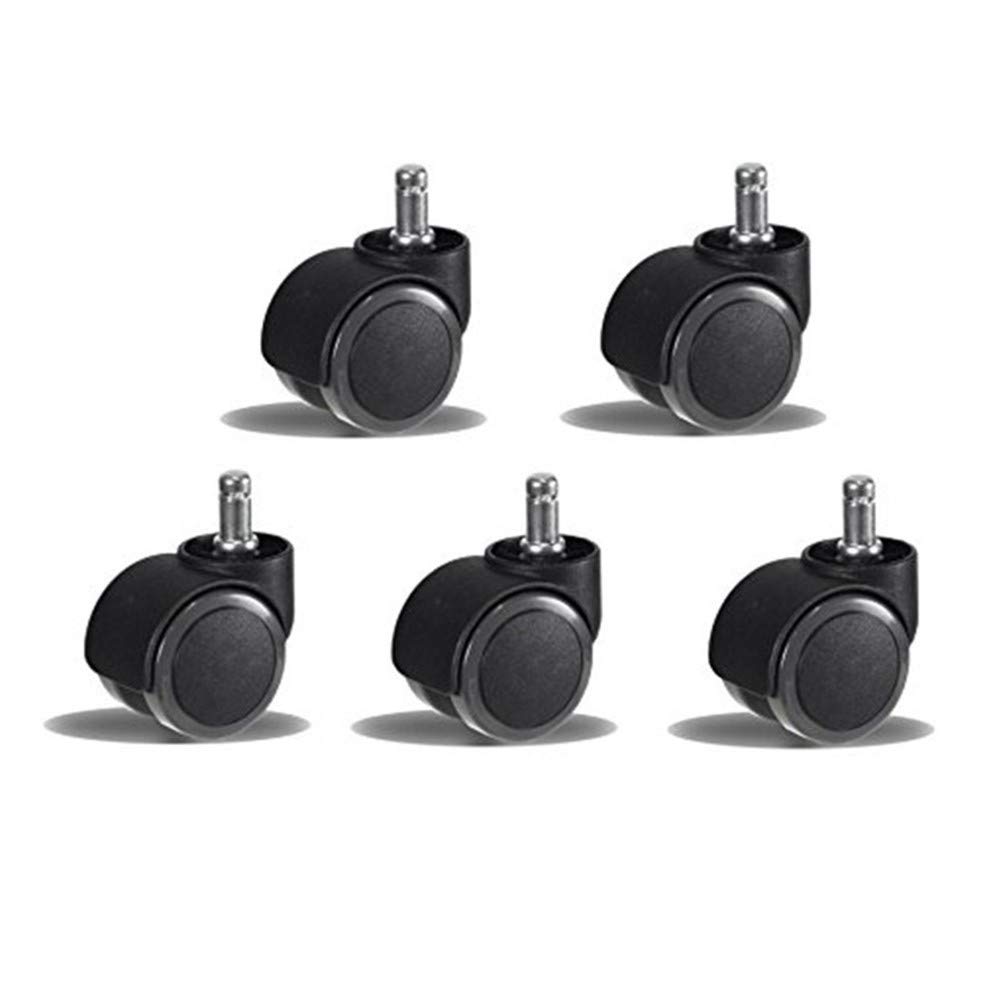 Zguouzantye One Color 5Pcs 50Mm Nylon Swivel Caster Wheels For Office Chair